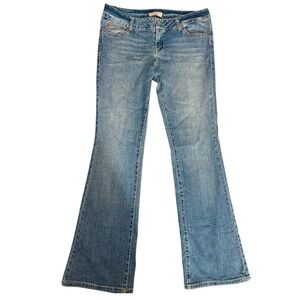 Juniors outlooks flare jeans